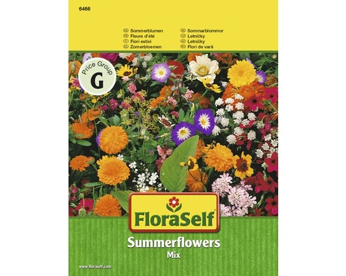 FloraSelf Niedrige Sommerblumenmix Gemüsesamen 3 FloraSelf Niedrige Sommerblumenmix Gemüsesamen
