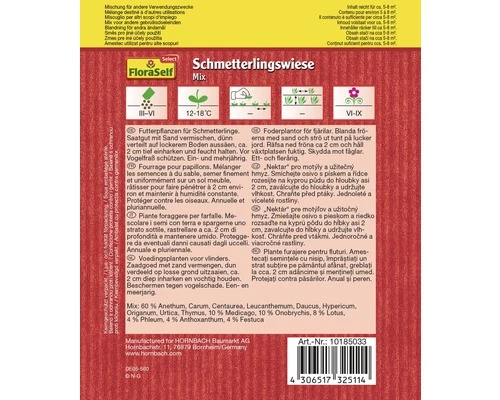 Blumenwiesensamen FloraSelf Select 'Schmetterlingswiese' 8 M² 4 Blumenwiesensamen FloraSelf Select 'Schmetterlingswiese' 8 M² – Bild 2