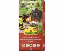 Kräuter Anzuchterde FloraSelf Select (54 Sack X 18 Liter = 0,972 M³) 1 Palette -Hornbach Gartenmarkt DV 8 10399597 01 4c AT 20220407134656