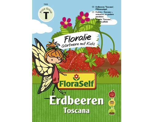 Erdbeersamen FloraSelf Floralie-Gärtnern Mit Kids 'Toscana' Saatpillen 3 Erdbeersamen FloraSelf Floralie-Gärtnern Mit Kids 'Toscana' Saatpillen