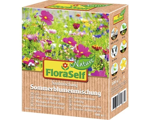Sommerblumenmischung FloraSelf Nature Ca. 100 M² 3 Sommerblumenmischung FloraSelf Nature Ca. 100 M²