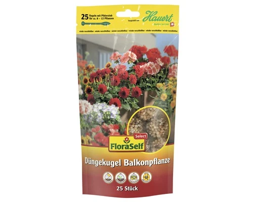 Balkonpflanzen-Düngekugel FloraSelfSelect 25 Stk 3 Balkonpflanzen-Düngekugel FloraSelfSelect 25 Stk