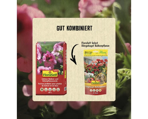 Balkonpflanzen-Düngekugel FloraSelfSelect 25 Stk 4 Balkonpflanzen-Düngekugel FloraSelfSelect 25 Stk – Bild 2