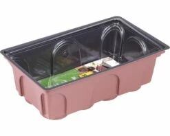 Zimmergewächshaus FloraSelf Fensterbank-Treibhaus 19x11x11 Cm Inkl. 8 Quelltabs Und Haube