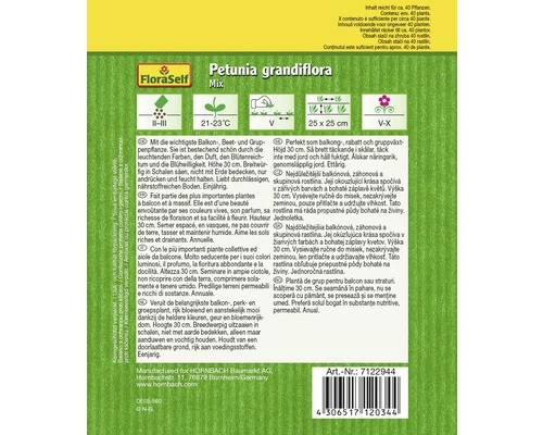 Petunie 'Mix' FloraSelf Samenfestes Saatgut Blumensamen 4 Petunie 'Mix' FloraSelf Samenfestes Saatgut Blumensamen – Bild 2