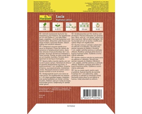 Radieschen 'Lucia' FloraSelf Select F1 Hybride Gemüsesamen 4 Radieschen 'Lucia' FloraSelf Select F1 Hybride Gemüsesamen – Bild 2