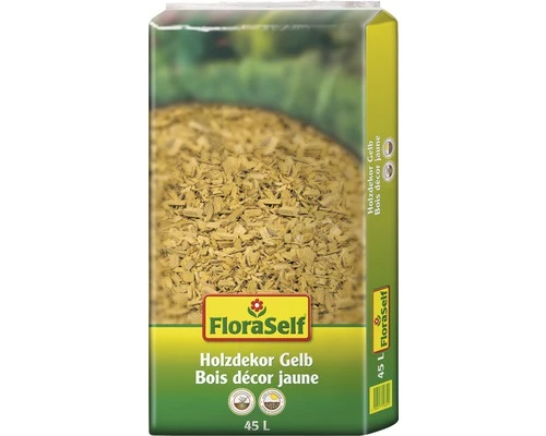Holzdekor 10-40mm FloraSelf Gelb 45 L 3 Holzdekor 10-40mm FloraSelf Gelb 45 L